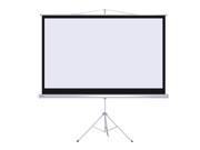 Instahibit™ 100 16 9 87 x 49 Manual Pull Up Tripod Portable Projection Projector Screen White