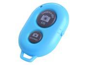 Self Portrait Wireless Bluetooth Remote Shutter Button For Ios Android Iphone Samsung Blue