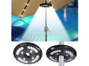 24 LEDs Bulb 12000 Lux Cordless Clamp Light Wireless Lamp 50 000hrs For 8Ft 9 10 13 Outdoor Patio Wood Steel Umbrella