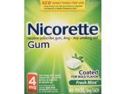 UPC 307667849592 product image for Nicorette Nicotine Gum Stop Smoking Aid, Fresh Mint, 4 milligram, 200 Count | upcitemdb.com