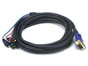 12ft VGA to 3 RCA Component Video Cable HD15 3 RCA