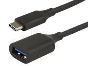 Monoprice USB 3.0 USB C Male to USB A Female Cable 6 inch