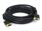 25ft Super VGA M F CL2 Rated For In Wall Installation Cable w Ferrites Gold Plated