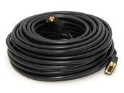 100ft Super VGA M M CL2 Rated For In Wall Installation Cable w Ferrites Gold Plated