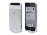 Slim Backup Battery Case for iPhone 5 5s SE MFi Certified 2200mAh 1A White