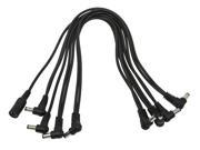 Monoprice 8 Head Multi Plug Daisy Chain Cable for Guitar Pedal Power Adapters