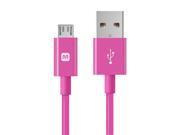 Monoprice Select Series USB A to Micro B Charge Sync Cable 3ft Pink