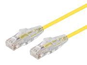 Monoprice SlimRun Cat6 28AWG UTP Ethernet Network Cable 20ft Yellow