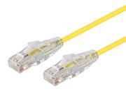 Monoprice SlimRun Cat6 28AWG UTP Ethernet Network Cable 5ft Yellow