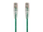 Monoprice SlimRun Cat6 28AWG UTP Ethernet Network Cable 1ft Green