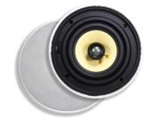 Monoprice Caliber Ceiling Speakers 6.5 Inch Fiber 2 Way with Quick Lock pair