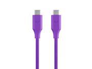 Monoprice Palette Series 2.0 USB C to USB C 6ft Purple