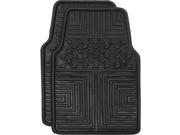 Custom Accessories 2pc Black Weather Flr Mats 78611