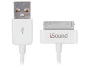 ISOUND ISOUND 1663 30 Pin Charge Sync Cable 3ft White