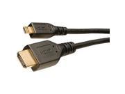 HDMI to Micro HDMI High Speed Cable with Ethernet 3ft