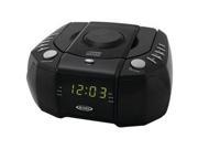JENSEN JCR 310 Dual Alarm Clock AM FM Stereo Radio with Top Loading CD Player