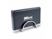 iMicro IM35SATABK 3.5 inch SATA to USB 2.0 External Hard Drive Enclosure Black