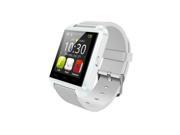 Wemelody U8 Plus Bluetooth Smartwatch Wristwatch  Phone Mate for Samsung Huawei HTC Android Smartphones(White)