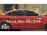 Forti USA Car Window exterior Decoration strips for US Chevrolet Cruze 2011 2012 2013 2014 2015 Set of 12pcs