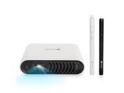 Touchjet Pond TP80WUS White Portable Wireless Pico Smart Touch Projector with 16 GB Internal Storage WIFI Bluetooth Enabled Mini HDMI Port Micro USB