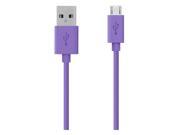 Belkin MIXIT UP Micro USB to USB ChargeSync Cable Purple F2CU012bt04 PUR