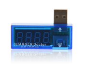 Portable KW 201 Mini USB Port Current and Voltage Meter Current Monitor Test Tool Multimeter Blue
