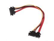Male to Female 7 15 Pin Serial ATA SATA Data power combo extension Cable FTF