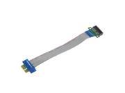 PCI E 1X Slot Riser Card Extender Extension Ribbon Flex Relocate Cable