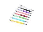 Crystal 2 in1 Touch Screen Stylus Ballpoint Pen for iPhone iPad Smartphone