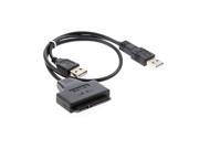 480Mbps USB 2.0 to SATA 7 15 Pin 22Pin Adapter Cable For 2.5 HDD Hard Disk Drive
