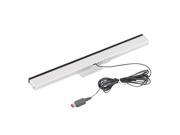 New Wired Infrared Ray Sensor Bar for Nintendo Wii Remote Controller gray