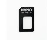 3 in 1 Nano SIM to Micro Standard SIM MICROSIM Adaptor Adapter for iPhone 5
