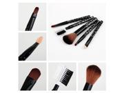 5PCS Cosmetic Makeup Brush Foundation Lip Sponge Eyeshadow Eyebrow Comb Tool