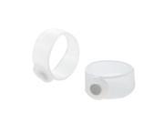 1 Pair Keep Slim Health Slimming Fit Loss Weight Silicone Magnetic Toe Ring