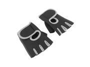 Sport Fitness Cycling Gym Half Finger Weightlifting Gloves Exercise Training Grey L
