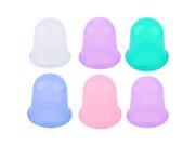 1pc Family Body Massage Helper Anti Cellulite Vacuum Silicone Cupping Cups blue 1pc Family Body Massage Helper Anti Cellulite Vacuum Silicone Cupping Cups blue
