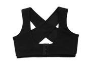 Women Adjustable Shoulder Back Posture Corrector Chest Brace Support Belt Vest M