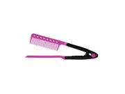 DIY Salon Hairdress Styling V Comb Hair Straightener Flat Irons Straightening