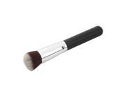 New Foundation Liquid Brush Cosmetic Makeup Tool Round Top Wood Aluminum