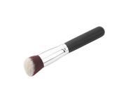 Light Silver Black Brush Cosmetic Brush Face Make Up Blusher With Oblique Shape