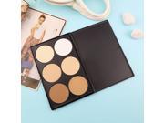 New Professional Cosmetic 6 Color Facial Pressed Powder Palette Makeup