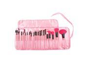 24 pcs Professional Cosmetic Makeup Brush Set Kit Brushes tools Make Up Case