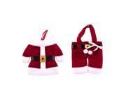 Santa Claus Christmas Cutlery Holder Bags Fork Spoon Pockets Christmas Decor