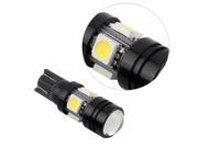 2Pcs T10 LED W5W Car LED Auto Lamp 12V LED Light Bulbs With Projector Lens FF