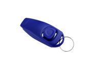 Dog Puppy Training Clicker Obedience Trainer Pet Click Whistle Agility Keyring