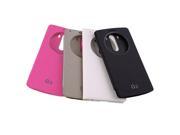 Slim Smart Circular Window View Wallet Flip Case Cover Skin For LG G3 Phone FF