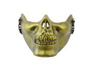 Skeleton Mask Half Face CS Actual Combat Warrior Face Masks Halloween Masks