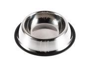 Stainless Steel No tip Non SLIP Dog Puppy Pet Food Water Bowl Dish12 32 64oz
