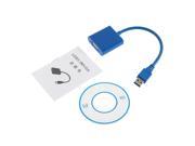 USB 3.0 to VGA Multi display Adapter Converter External Video Graphic Card FF
