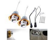 2x High Power Error Free 10W LED Angel Eye Halo Ring Light Bulbs for BMW E90